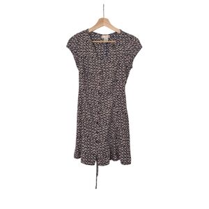 Band of Gypsies Navy Floral Mini Dress, S